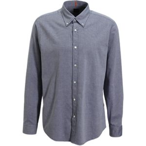 BOSS regular fit overhemd medium blue