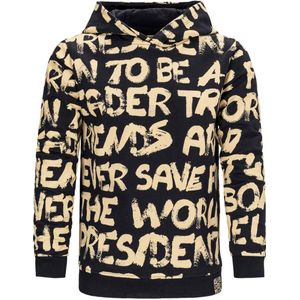 4PRESIDENT - Arjen - Hoodie - Zwart - Met Capuchon