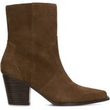 Haboob - BEAU - Enkellaarsjes - Bruin - Leer en Suède