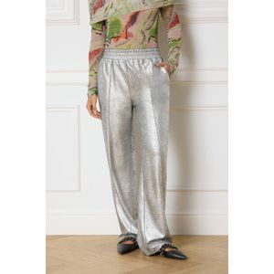 Refined Department straight fit broek Tyra zilver