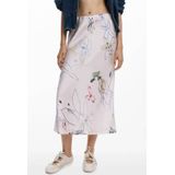 Strokenrok - Midi - Recht - Elastische Tailleband - Viscose Lenzing™ EcoVero™