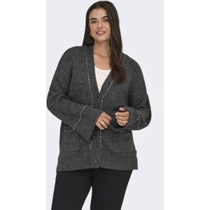 ONLY CARMAKOMA - Vest - V-Hals - Lange Mouwen - Regular Fit - Curve