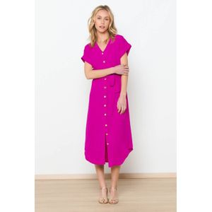 LOLALIZA blousejurk magenta