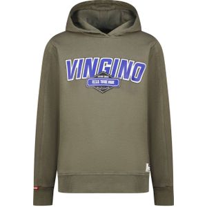 Vingino hoodie Nack met logo armygroen