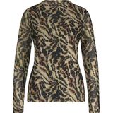 Tramontana - Top - Bruin - Dierenprint - Aansluitende Pasvorm