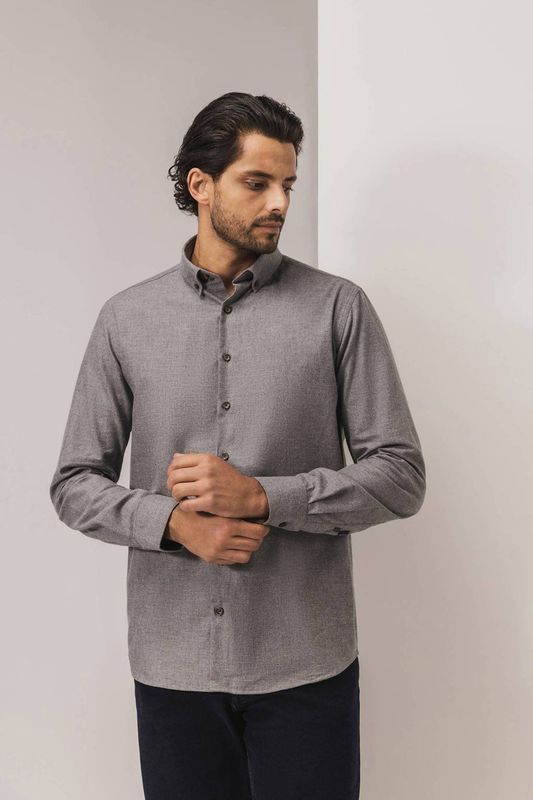 State of Art Overhemd Gemêleerd