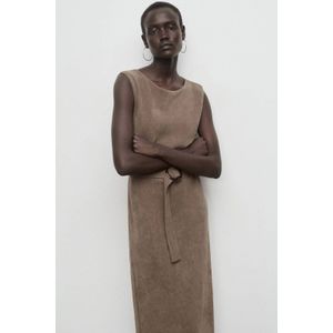 MANGO - LYDIA - Gebreide Jurk - Brokaat - 3/4 Lengte