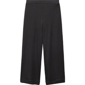 Mango cropped wide leg culotte zwart