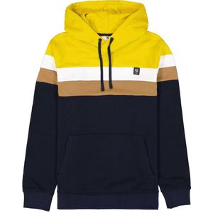 Garcia gestreepte hoodie donkerblauw