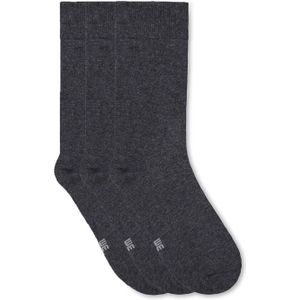 WE Fashion sokken - set van 3 antraciet
