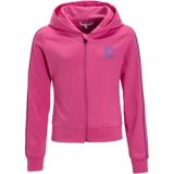Coolcat - Vest - Roze - Met Contrastbies - Voor Meisjes