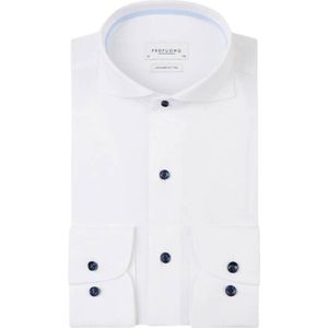 Profuomo regular fit overhemd wit