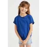 WE Fashion T-shirt kobaltblauw
