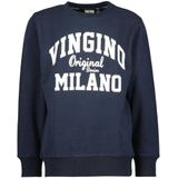 Vingino sweater met logo donkerblauw