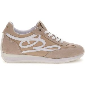 GUESS Skroll suède sneakers beige