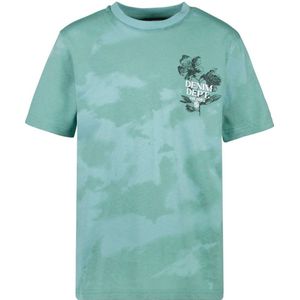 Cars T-shirt DEXEM met backprint turquoise