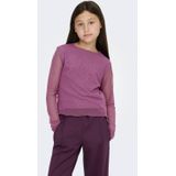 ONLY GIRLS - Top - Lange Mouwen - Met Mesh Details en Strass Steentjes