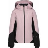 Icepeak ski-jas Labette JR lichtroze/zwary