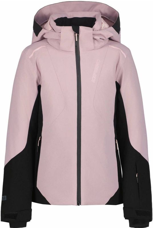 Icepeak ski-jas Labette JR lichtroze/zwary