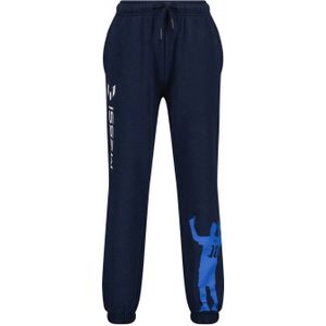 Messi loose fit joggingbroek Silhouette met printopdruk donkerblauw