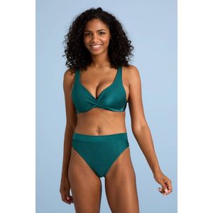 BEACHWAVE voorgevormde push-up bikinitop petrol