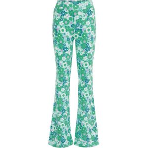 WE Fashion gebloemde broek cactus