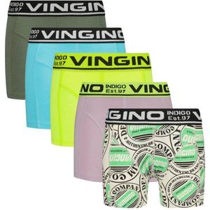Vingino boxershort Colors - set van 5 neongeel/multicolor