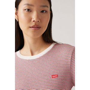 Levi's gestreepte top rood