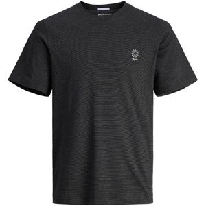 JACK & JONES ORIGINALS T-shirt JORMARBELLA met krijtstreep zwart