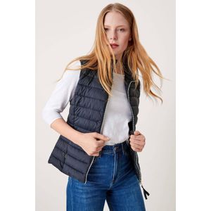 s.Oliver licht gewatteerde bodywarmer blauw