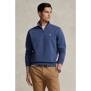 POLO Ralph Lauren sweater met logo en borduursels derby blue heather