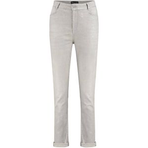 Expresso metallic coated slim fit jeans grey denim