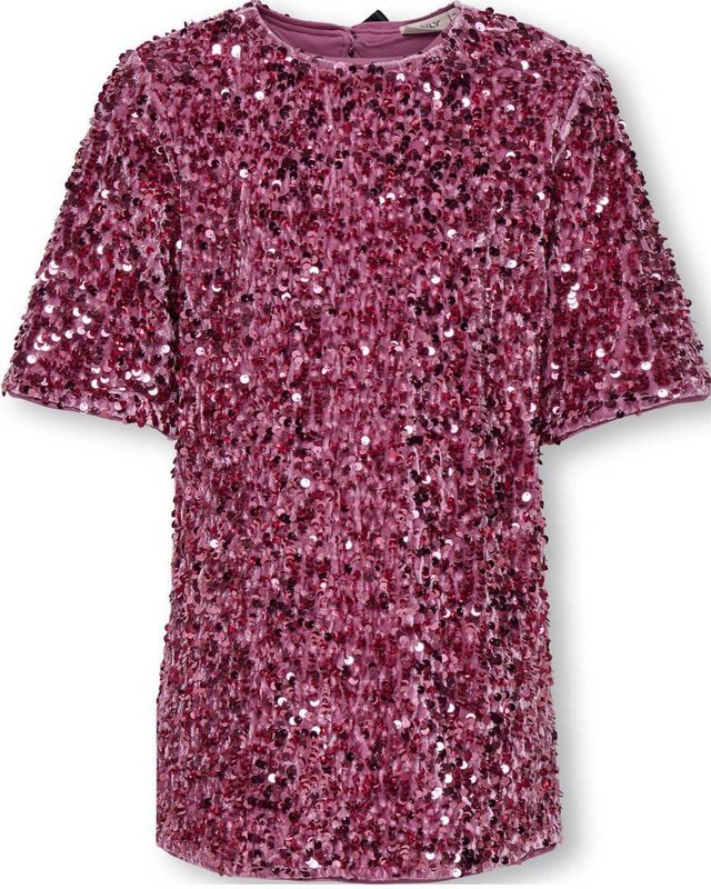 ONLY MINI - Korte Jurk - Gebreide Jurk - Zacht Velours