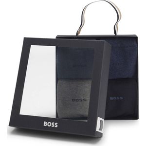 BOSS Menswear - Huissokken - Set van Vier Paar - Standaardlengte - Cadeaubox