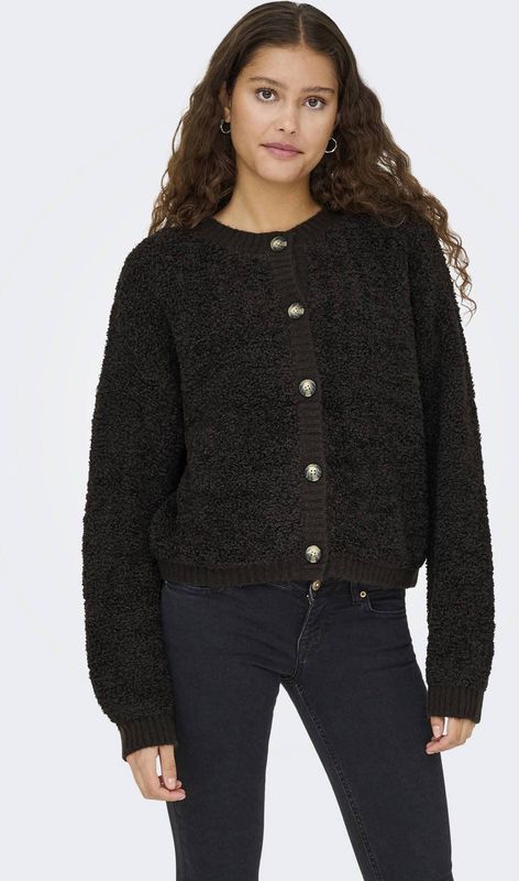 JDY - Vest - Gebreid - O-hals - Lange Mouwen - Knit Fit