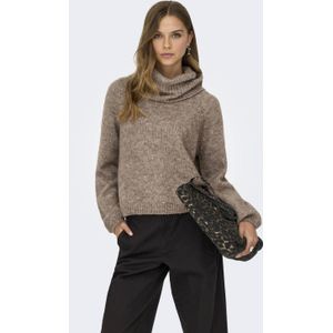 Only - Onlgila Life LS Rollneck BF Knt - Bruin Melee - Trui