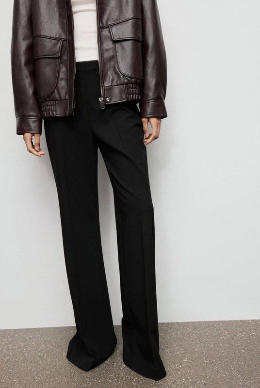 MANGO Pantalon 'FIJIS'  zwart