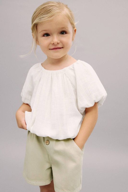 Mango - Blousetop - Ecru