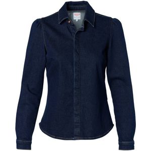 Mart Visser denim blouse Caroline Tensen dark blue