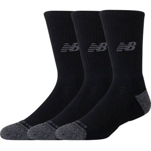 New Balance - Active Crew - Sokken - Set van 3 - Zwart Grijs Ecru