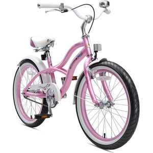 BikeStar Cruiser kinderfiets 20 inch roze