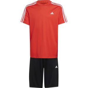 adidas Sportswear T-shirt + short rood/zwart