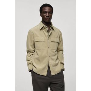 Mango Man overshirt groen