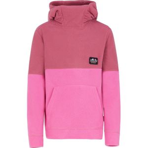 Protest hoodie felroze/donkerroze