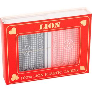 Lion-games Speelkaartenset duobox