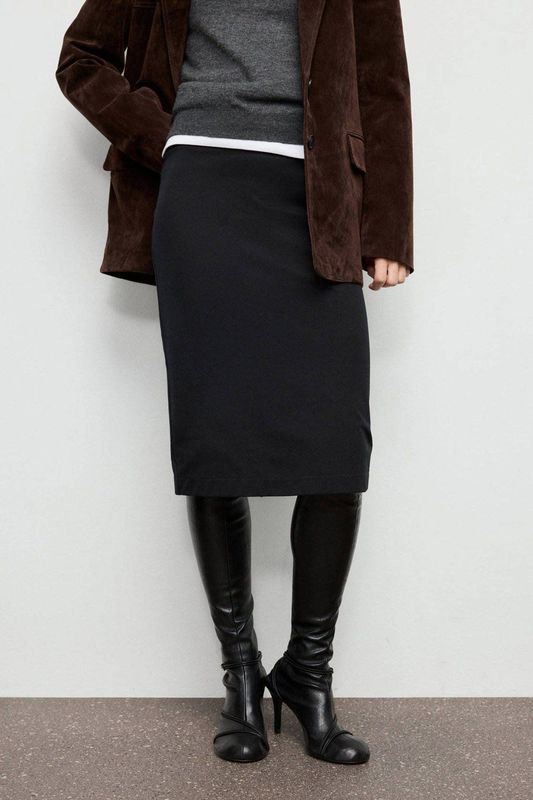 MANGO - TILDA - Kokerrok - Zwart