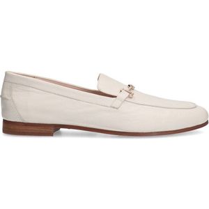 Sacha leren loafers off white