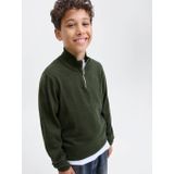 Jack & Jones - Emil - Gebreide Trui - Hoge Hals - Junior - Halve Ritssluiting
