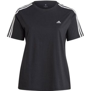 adidas Sportswear Plus Size sportshirt zwart/wit
