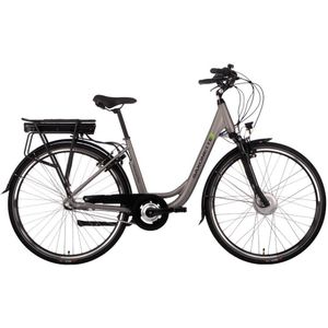 Saxonette Advanced Plus elektrische damesfiets 45 cm, Nxs 3, zilver